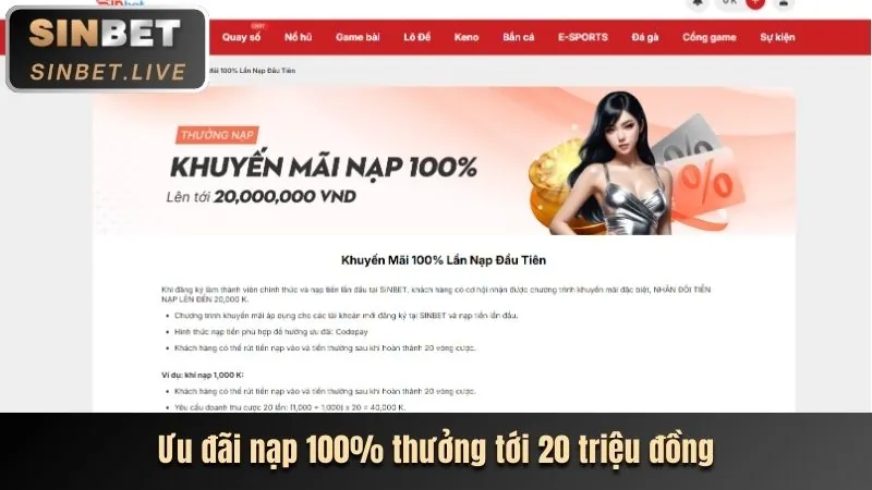 Nạp tiền vào tài khoản keo88